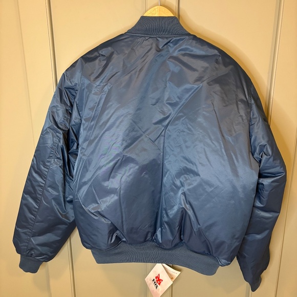 NWT Fox Outdoor MA-1 Reversible Bomber Jacket Men's M Blue/Orange Flight - Picture 7 of 7